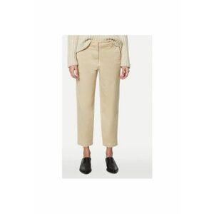 Pantaloni dama - 303737016 - Bumbac - 38 EU - Bej imagine