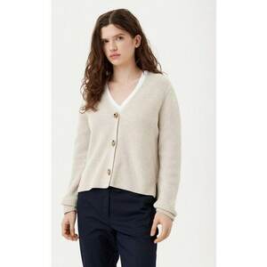 Cardigan dama - 304830297 - Bumbac - Bej imagine