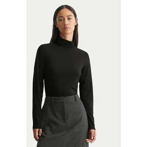 Bluza dama - 304172274 - Modal/Bumbac/Elastan - Negru imagine