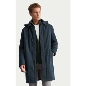 Palton barbati - 304376337 - Poliester/Bumbac/Poliamida - Albastru imagine