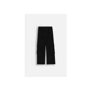 Pantaloni copii - blugi largi - negru - bumbac imagine