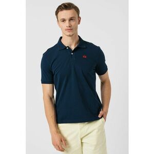 Tricou polo din bumbac si material pique imagine