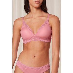 Sutien cu burete si detalii din dantela imagine