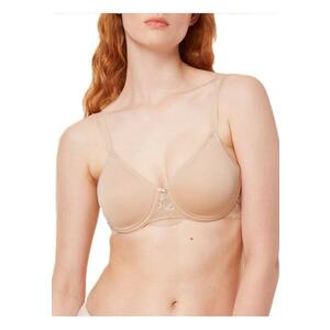 Sutien dama Modern - Dantela/bumbac - intarire usoara - bej imagine