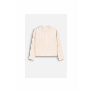 Hanorac antrenament - ecru - poliester - pentru fete imagine