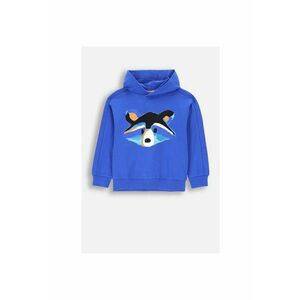 Hanorac Forest Friends Kids - imprimat - benzi pe maneci - albastru imagine