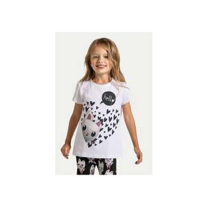Tricou fete - 304484568 - Bumbac - Alb imagine