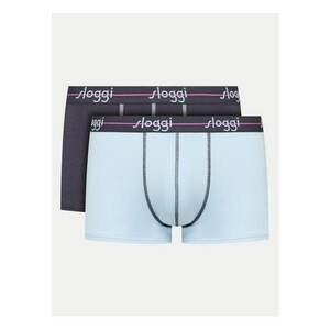 Set 2 boxeri barbati - 304362293 - Bumbac - Albastru imagine
