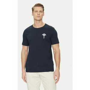 Tricou barbati - 304687150 - Bumbac organic - Albastru imagine