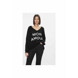 Pulover dama - 303878665 - Acril/Poliamida/Mohair - One Size INTL - Negru imagine