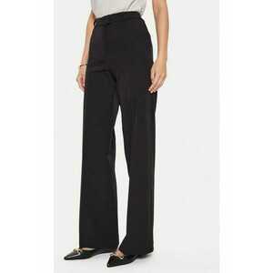Pantaloni dama - 304610882 - Poliester - Negru imagine