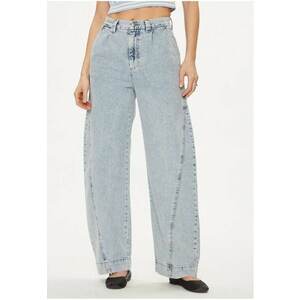 Blugi dama - 303812980 - Bumbac - Albastru imagine
