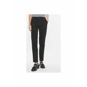 Pantaloni dama - 303814045 - Bumbac - Negru imagine