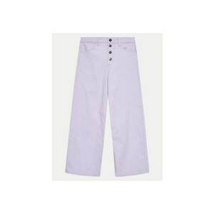 Pantaloni fete - 303816421 - Bumbac - Violet imagine