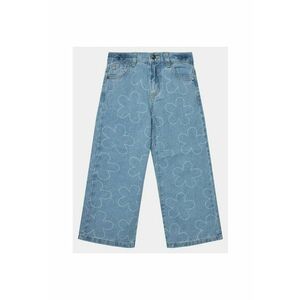 Pantaloni fete - 303816247 - Bumbac - Albastru imagine