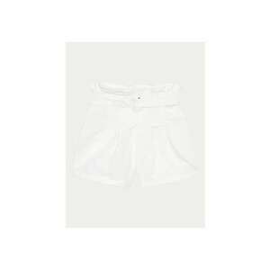 Pantaloni scurti fete - 303817619 - In/Bumbac - Alb imagine