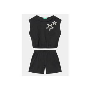 Compleu fete - 302093502 - Bumbac - Negru imagine