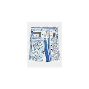 Pantaloni scurti baieti - 302079780 - Bumbac - Albastru imagine