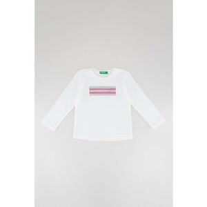 Bluza cu decolteu la baza gatului si logo imagine