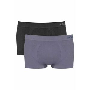 Lenjerie intima barbati - model Go Smooth - set 2 perechi - bumbac organic - violet/negru imagine