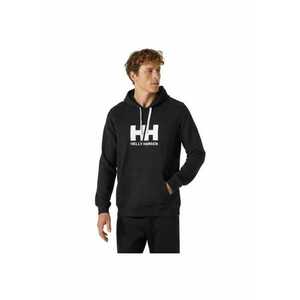Hanorac sport barbati Logo - bumbac - negru imagine