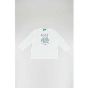 Bluza de bumbac organic cu imprimeu grafic imagine