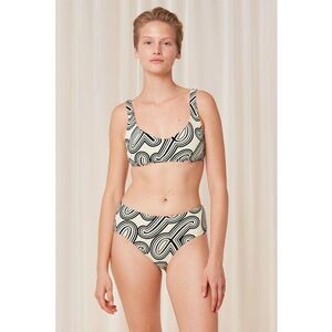 Sutien de baie cu model geometric imagine