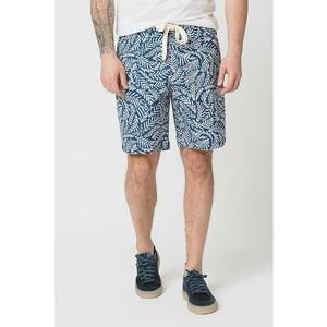 Pantaloni scurti cu imprimeu si snur de ajustare in talie imagine