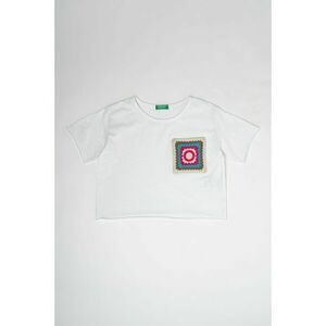 Tricou cu garnituri crosetate de dantela imagine