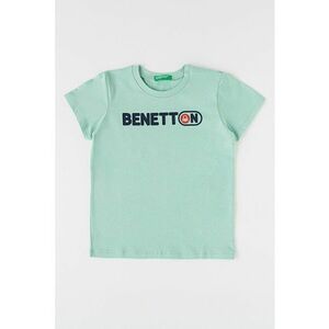 Tricou de bumbac cu imprimeu logo supradimensionat imagine