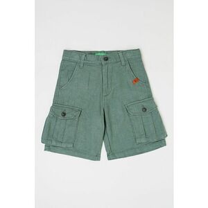 Pantaloni scurti cargo din amestec de in imagine