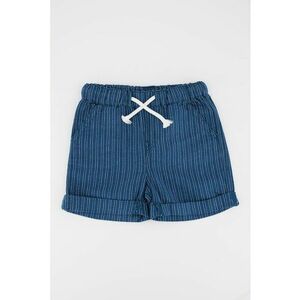 Pantaloni scurti din amestec de in cu talie elastica imagine