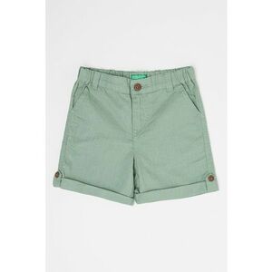 Pantaloni scurti din in si bumbac imagine