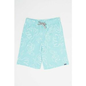 Pantaloni scurti de bumbac cu model tropical imagine