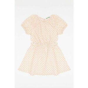 Rochie cu model floral si decupaje laterale imagine