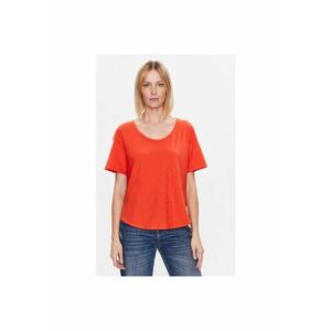 Tricou dama - 301809937 - Bumbac - Portocaliu imagine
