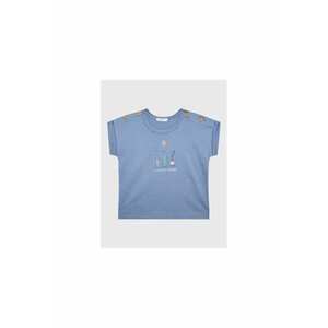 Tricou fete - 301769989 - Bumbac - Albastru imagine