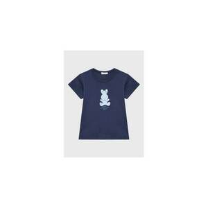 Tricou fete - 301770619 - Bumbac - Albastru imagine