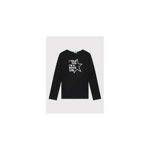 Bluza fete - 301233695 - Bumbac organic - Negru imagine