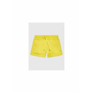Pantaloni scurti fete - 300207345 - Bumbac - Galben imagine