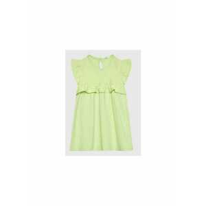 Rochie fete - 300127339 - Bumbac - Verde imagine