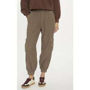 Pantaloni dama - 304530692 - Bumbac - S INTL - Maro imagine