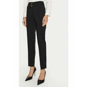 Pantaloni dama - 304776632 - Poliester - Negru imagine