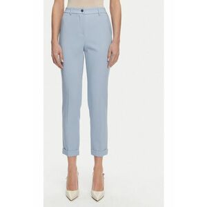 Pantaloni dama - 305290946 - Poliester - Albastru imagine