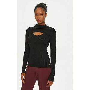 Pulover dama - 304776519 - Viscoza/Nylon - Negru imagine