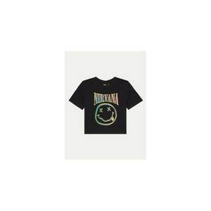 Tricou fete - 303833770 - Bumbac - Negru imagine
