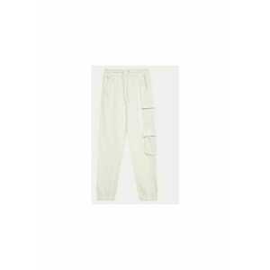 Pantaloni fete - 304547867 - Bumbac/Poliester reciclat - 164-170 CM - Gri imagine