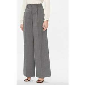 Pantaloni dama - 303889784 - Poliester/Lana - Gri imagine