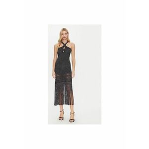 Rochie dama - 305172501 - Viscoza/Fibre metalice - Negru imagine