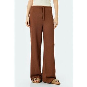 Pantaloni cu snur si croiala ampla imagine